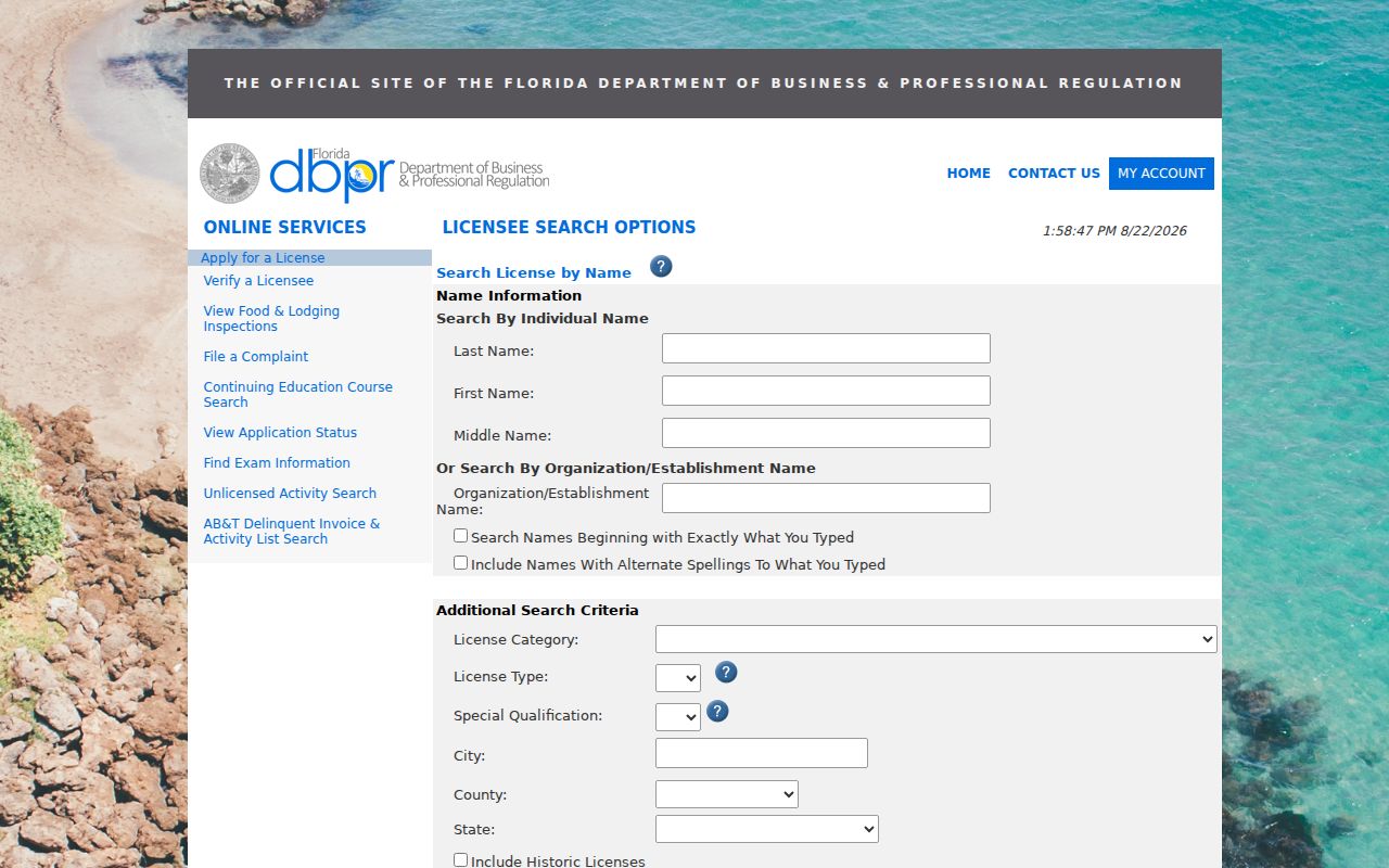 Fort Myers residents directory Florida license search