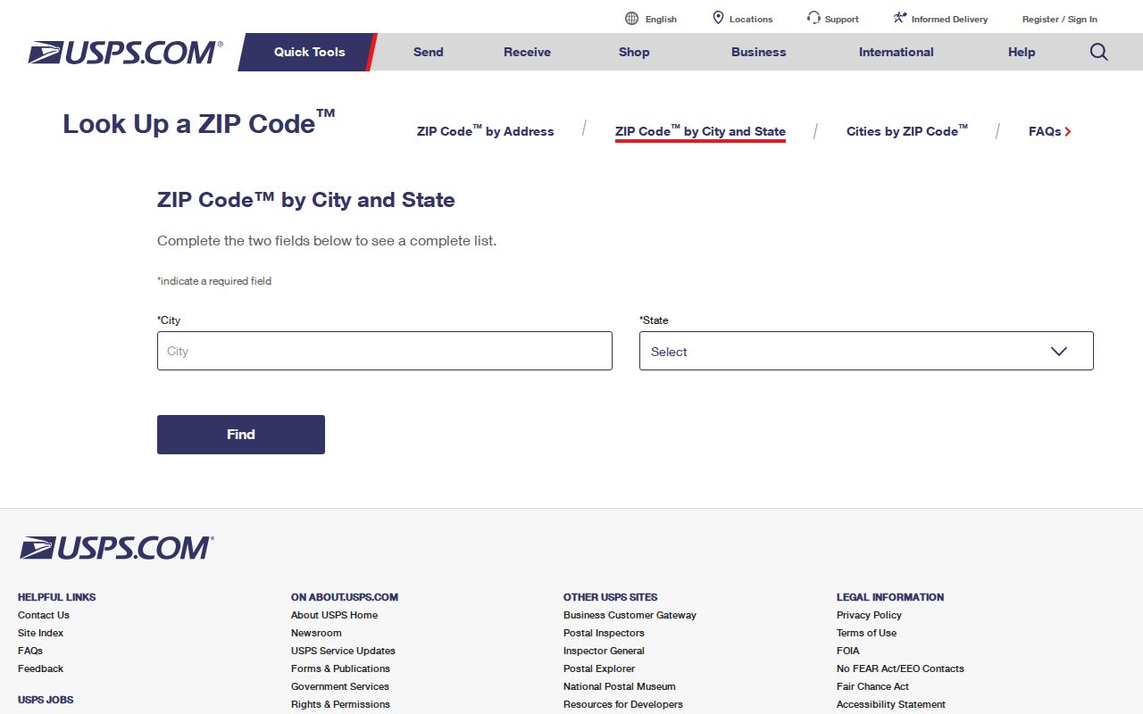 Fort Myers ZIP code directory USPS city and state lookup
